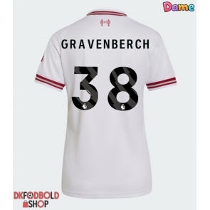 Liverpool Ryan Gravenberch #38 Udebanetrøje Dame 2026-27 Kort ærmer Liverpool Ryan Gravenberch #38 Udebanetrøje Dame 2026-27 Kort ærmer